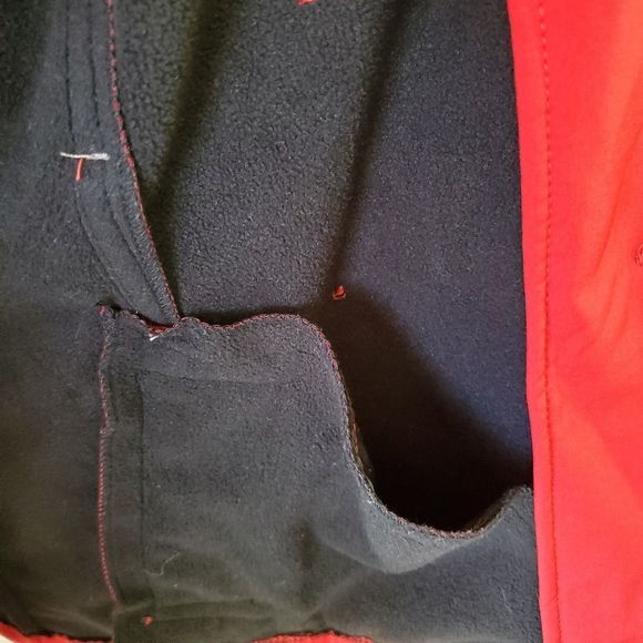 RUE 21 Rain Coat Trench Coat Red sz M - Picture 4 of 5